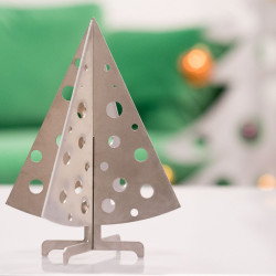 Weihnachtsdekoration Tischbaum aus Aluminium