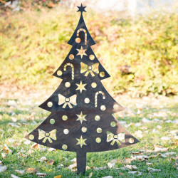 árbol de navidad para exteriores