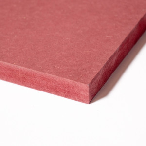 Chute de bois (MDF) Rouge 19mm