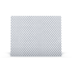 Rectangular perforated aluminum plate - John Steel