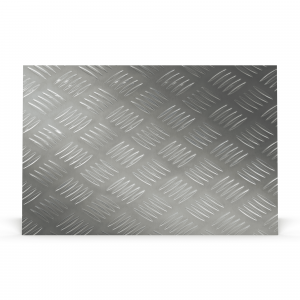 Plaque aluminium damier rectangle sur-mesure