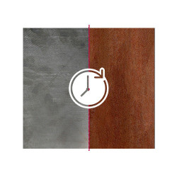 Painel decorativo exterior com motivo de folhas - 180 cm de altura