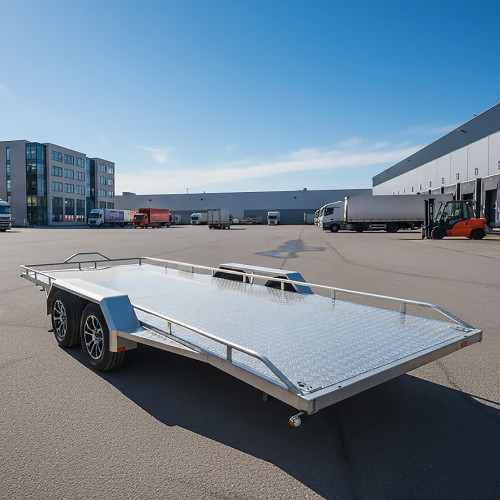 Custom Aluminum Checker Plate - Trailer Bed | John Steel