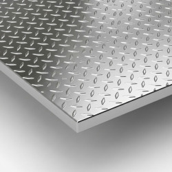 Antislip rvs plaat 4mm op maat