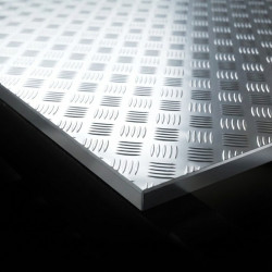 Plaque aluminium larmé 4 mm sur mesure | Découpe laser