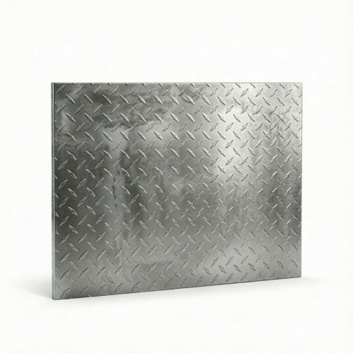 Placa de alumínio estriada retangular sob medida - Alu damier