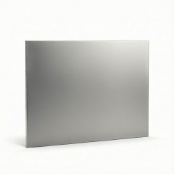 Placa rectangular de aluminio anodizado cepillado personalizada