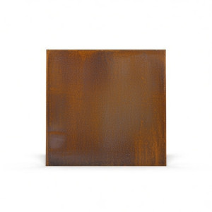 Placa de acero corten cuadrada a medida - John Steel