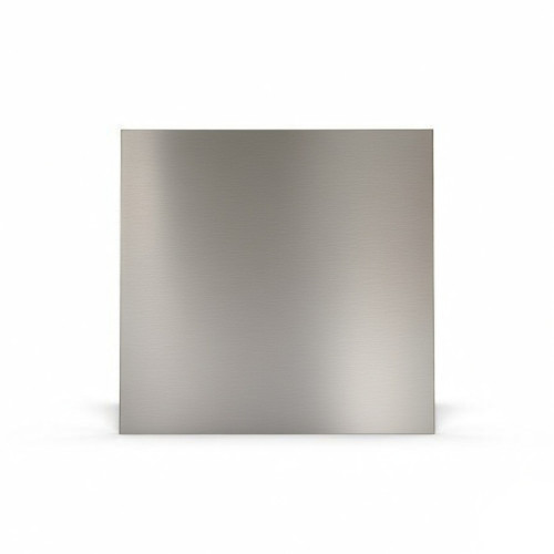 Placa cuadrada personalizada de aluminio anodizado cepillado