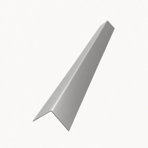 Cornière d'angle en aluminium brossé - John Steel