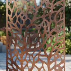 Panneau décoratif extérieur motif écailles - 180 x 90 cm
