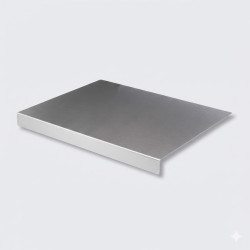 Tagliere per pasticceria inox 304L con bordo su misura