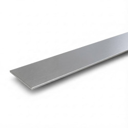 Profilé plat en inox brut - John Steel
