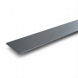 Perfil plano de aluminio anodizado | John Steel