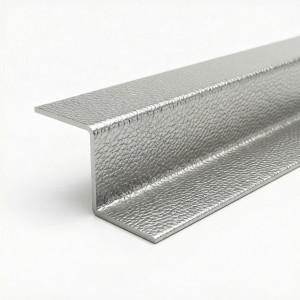 Perfil Z inox textura cuero - John Steel