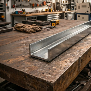 Profilo a U in acciaio inox marino lucido - John Steel