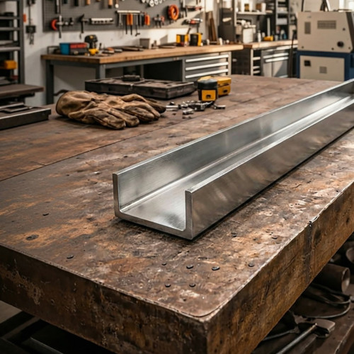Profilo a U in acciaio inox lucido | John Steel