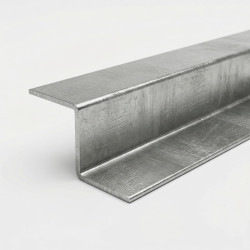 Profilé Z en inox brut sur mesure - Profilé de transition inox mat