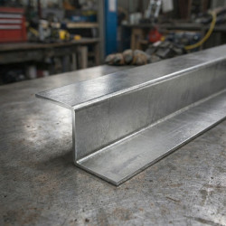 Raw stainless steel Z profile - Custom 304L matte transition profile