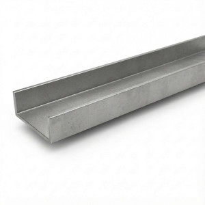 Profilo a U in acciaio inox marino grezzo - John Steel
