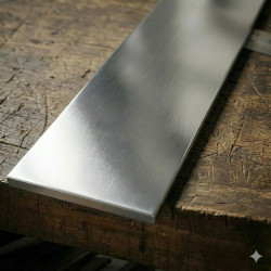 Perfil chato inox magnético: Qualidade ferrítica e robustez