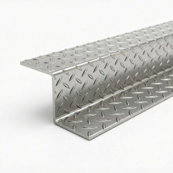 Tread plate stainless steel Z profile - John Steel