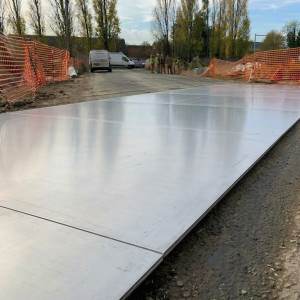 Op maat gemaakte onbehandelde aluminium rijplaat - Bodembescherming