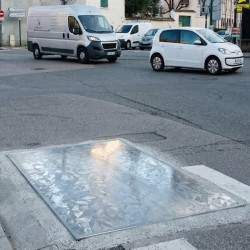 Custom-made Galvanized steel road plate | Construction safety