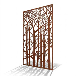 Panneau décoratif extérieur motif sous-bois - John Steel