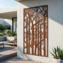 Pannello decorativo da esterno motivo sottobosco - John Steel
