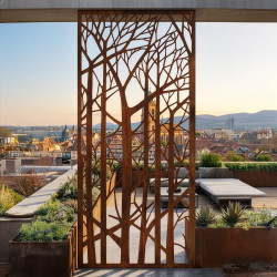 Panel decorativo exterior motivo bosque - John Steel