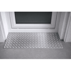 Plaque de seuil aluminium antidérapant sur mesure | John Steel