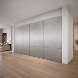 Dosseret inox texture cuir sur mesure | John Steel