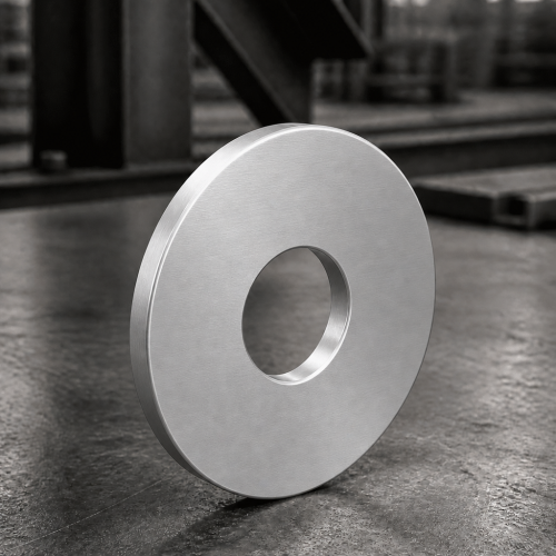Rondelle aluminium brossé anodisé anti-traces sur mesure | John Steel