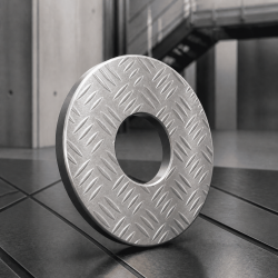 Rondel van aluminium traanplaat op maat | John Steel