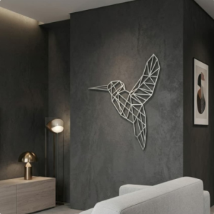 Decoración de pared colibrí a medida en metal | John Steel