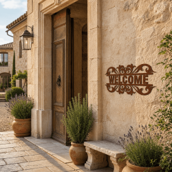 Custom panoramic Welcome wall decor | John Steel