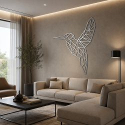 Decorazione murale colibrì su misura in metallo | John Steel