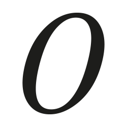 Número de casa cursive sans sob medida: 0 | John Steel