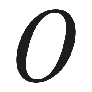 Numero civico cursive sans su misura: 0 | John Steel