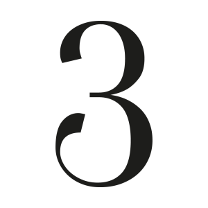 Número de casa oranienbaum a medida : número 3| John Steel