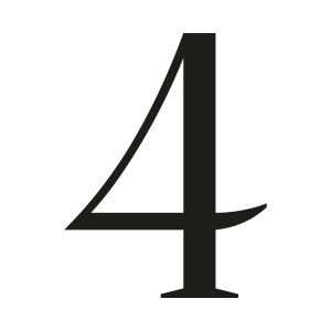 Número de casa oranienbaum a medida : número 4| John Steel