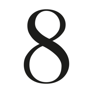 Número de casa oranienbaum a medida : número 8| John Steel