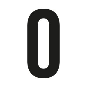 Custom Bebas Neue house number: 0 | John Steel