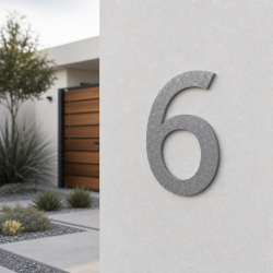 Numero civico Coolvetica su misura: 6 | John Steel