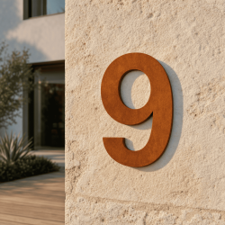 Numero civico Coolvetica su misura: 9 | John Steel