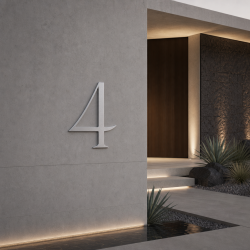 Número de casa oranienbaum personalizado: número 4| John Steel