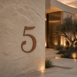 Número de casa oranienbaum a medida : número 5| John Steel