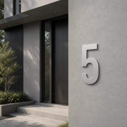 Huisnummer Bebas Neue op maat: 5 | John Steel