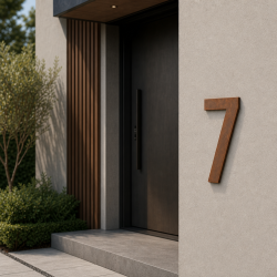 Hausnummer Bebas Neue nach Maß: 7| John Steel
